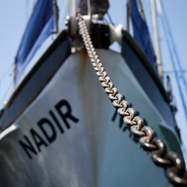 SV Nadir detained at Molo Commerciale, Lampedusa.
